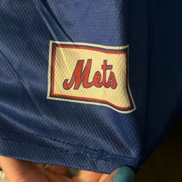 New York Mets Blue and White Basketball Jersey Size Large - Picture 2 of 4